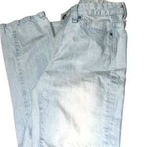 Gap real straight legged fade out jeans.